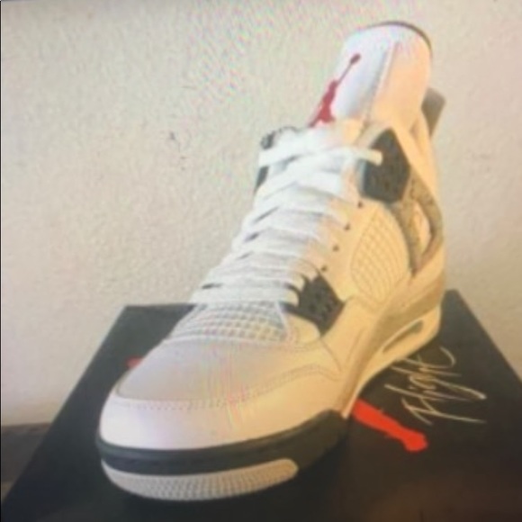 Jordan 4 retro white cement - Picture 1 of 1